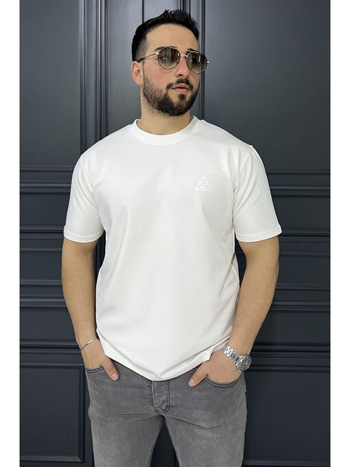 تی شرت آستین کوتاه سفید تی شرت آستین کوتاه مردانه ال سی وایکیکی