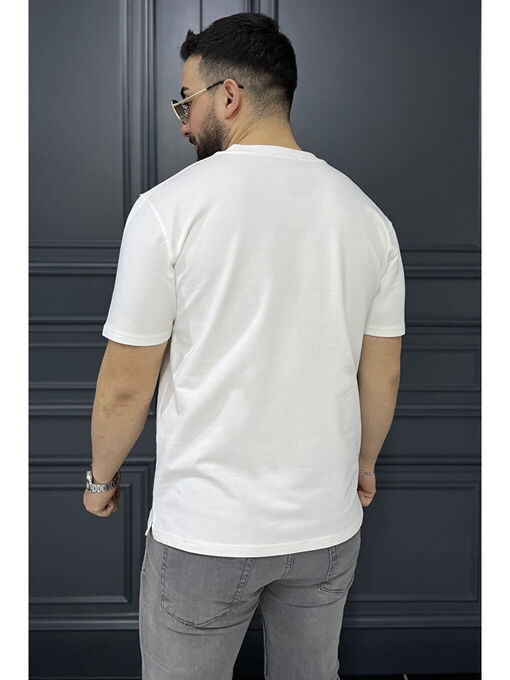 تی شرت آستین کوتاه سفید تی شرت آستین کوتاه مردانه ال سی وایکیکی