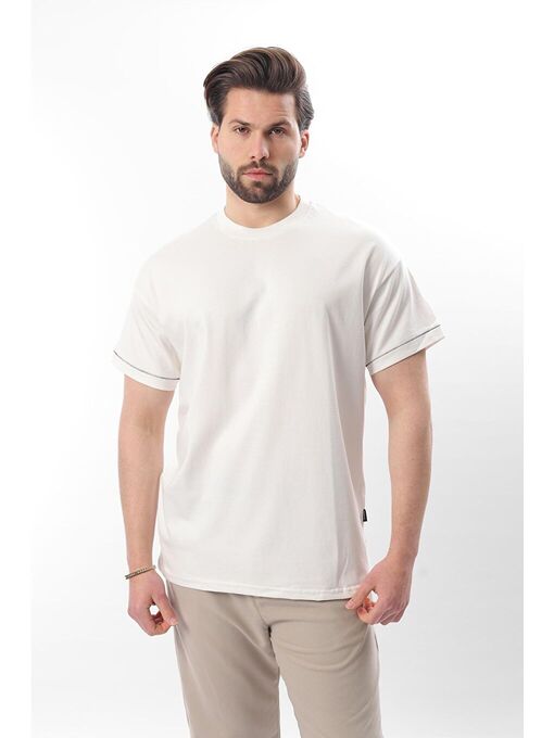 تی شرت آستین کوتاه سفید تی شرت آستین کوتاه مردانه ال سی وایکیکی