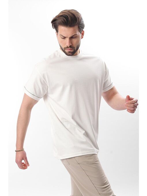 تی شرت آستین کوتاه سفید تی شرت آستین کوتاه مردانه ال سی وایکیکی