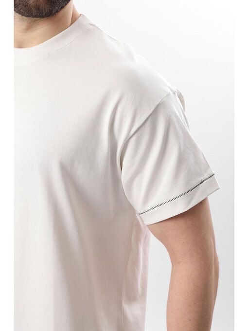 تی شرت آستین کوتاه سفید تی شرت آستین کوتاه مردانه ال سی وایکیکی