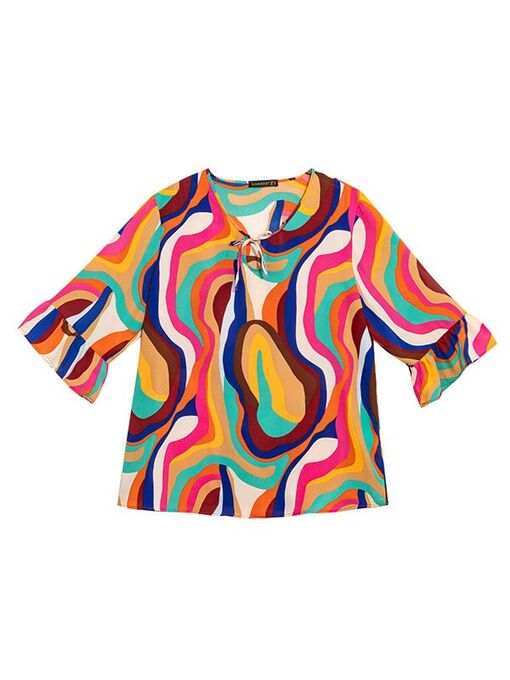 بلوز صورتی بلوز زنانه بُـرنُس