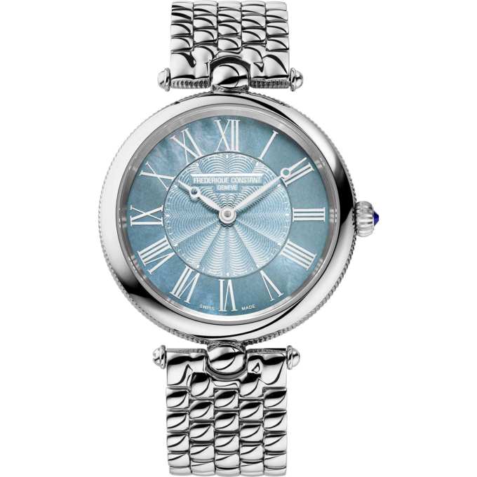 ساعت مچی عقربه ای نقره ای ساعت مچی عقربه ای زنانه  فردریک کنستانت