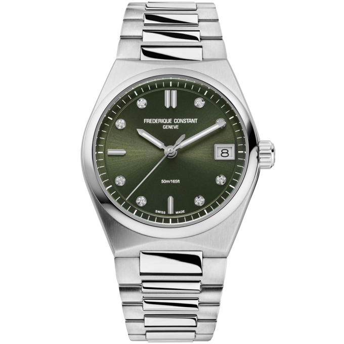 ساعت مچی عقربه ای نقره ای ساعت مچی عقربه ای زنانه  فردریک کنستانت