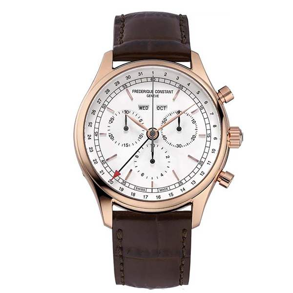 ساعت مچی عقربه ای قهوه ای ساعت مچی عقربه ای مردانه  فردریک کنستانت