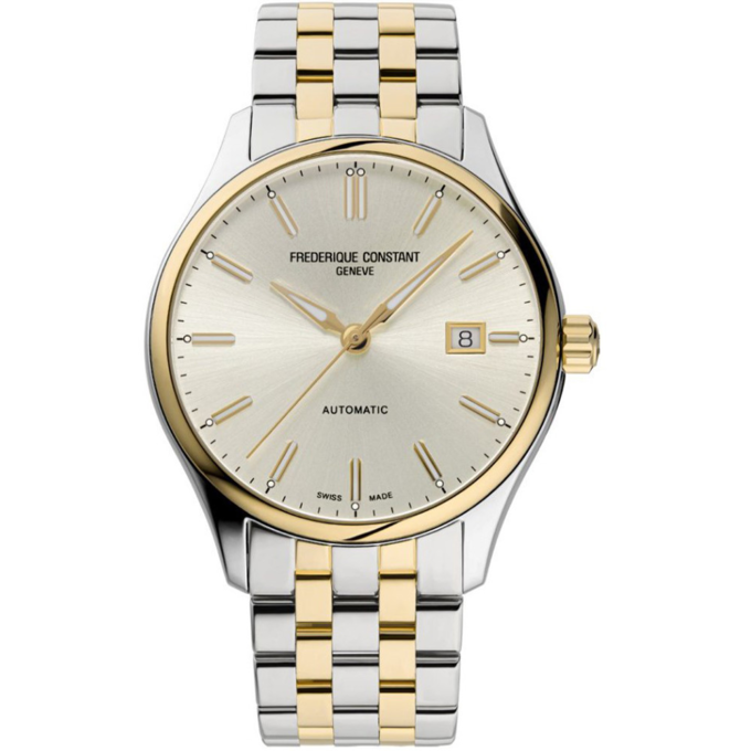 ساعت مچی عقربه ای نقره ای ساعت مچی عقربه ای مردانه  فردریک کنستانت