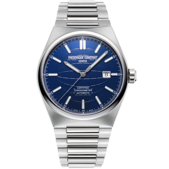 ساعت مچی عقربه ای نقره ای ساعت مچی عقربه ای مردانه  فردریک کنستانت