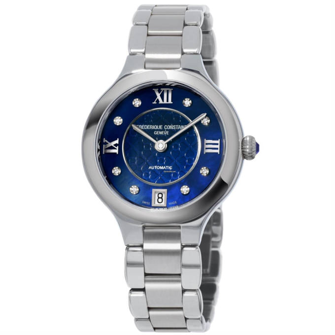 ساعت مچی عقربه ای نقره ای ساعت مچی عقربه ای زنانه  فردریک کنستانت