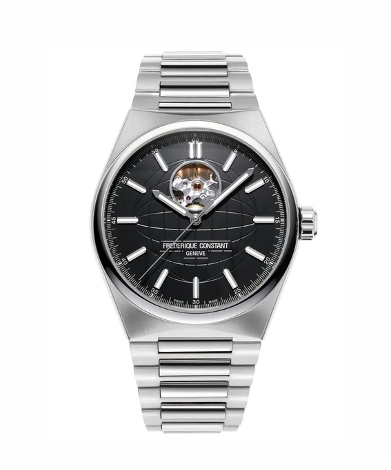 ساعت مچی عقربه ای نقره ای ساعت مچی عقربه ای مردانه  فردریک کنستانت