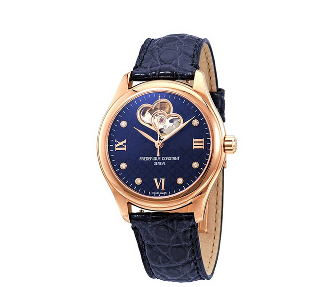 ساعت مچی عقربه ای سرمه ای ساعت مچی عقربه ای زنانه  فردریک کنستانت
