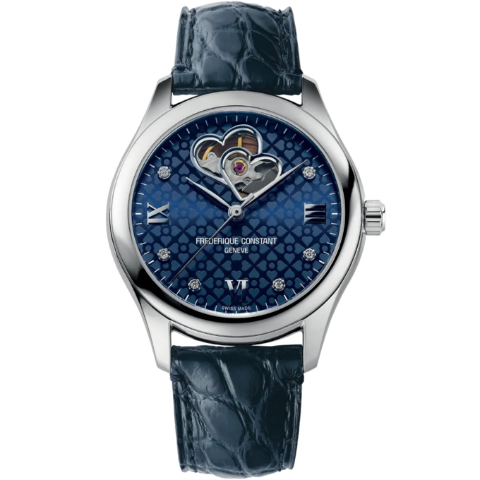 ساعت مچی عقربه ای سرمه ای ساعت مچی عقربه ای زنانه  فردریک کنستانت