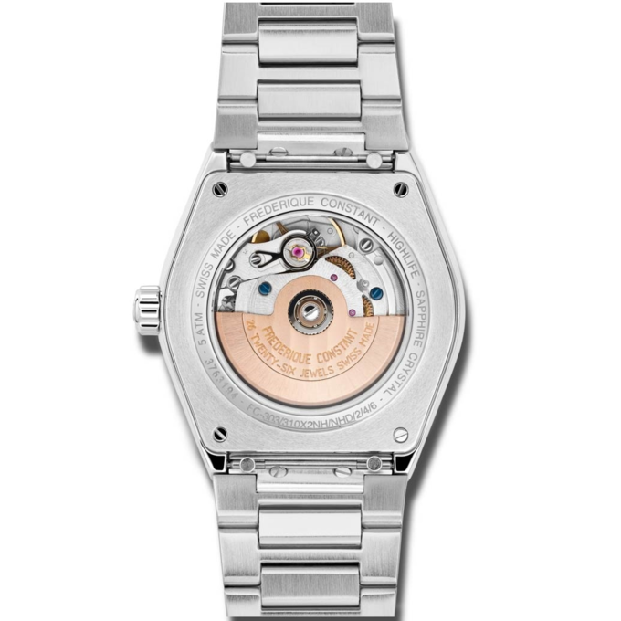 ساعت مچی عقربه ای نقره ای ساعت مچی عقربه ای زنانه  فردریک کنستانت