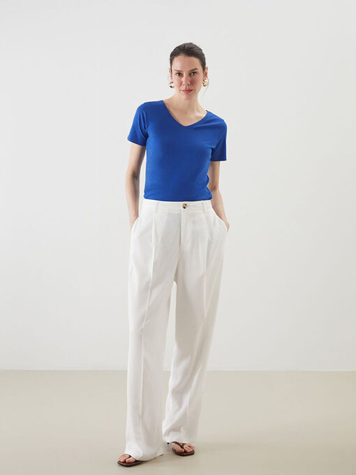 تی شرت آستین کوتاه زنانه ال سی وایکیکی