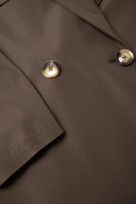 بارانی قهوه ای بارانی زنانه کالین