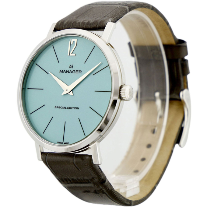 ساعت مچی عقربه ای مردانه منیجر