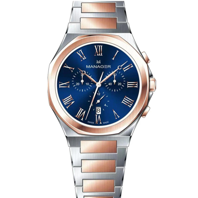 ساعت مچی عقربه ای مردانه منیجر