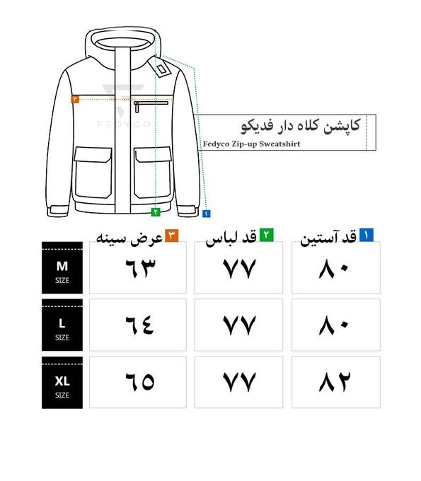 کاپشن مردانه / زنانه فدیکو