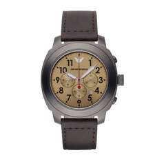 ساعت مچی آنالوگ طوسی ساعت مچی آنالوگ مردانه امپوریو آرمانی