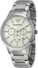 ساعت مچی آنالوگ نقره ای ساعت مچی آنالوگ مردانه امپوریو آرمانی