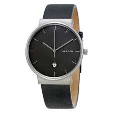 ساعت مچی آنالوگ سیاه ساعت مچی آنالوگ مردانه اسکاگن