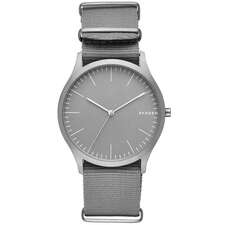 ساعت مچی آنالوگ طوسی ساعت مچی آنالوگ مردانه اسکاگن