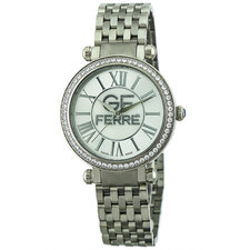 ساعت مچی عقربه ای نقره ای ساعت مچی عقربه ای زنانه جی اف فره