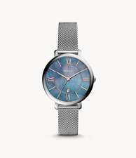 ساعت مچی آنالوگ نقره ای ساعت مچی آنالوگ زنانه فسیل