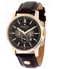 ساعت مچی آنالوگ قهوه ای ساعت مچی آنالوگ مردانه دایموند رنه