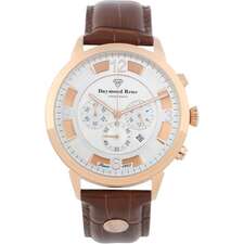 ساعت مچی آنالوگ قهوه ای ساعت مچی آنالوگ مردانه دایموند رنه