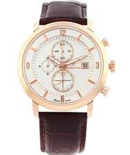 ساعت مچی آنالوگ قهوه ای ساعت مچی آنالوگ مردانه دایموند رنه