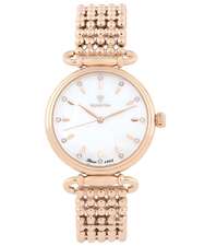 ساعت مچی آنالوگ رزگلد ساعت مچی آنالوگ زنانه دایموند رنه