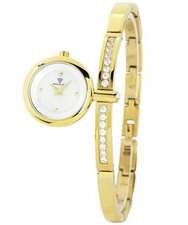 ساعت مچی آنالوگ طلایی ساعت مچی آنالوگ زنانه دایموند رنه