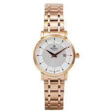 ساعت مچی آنالوگ رزگلد ساعت مچی آنالوگ زنانه رویال لندن