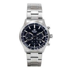 ساعت مچی آنالوگ نقره ای ساعت مچی آنالوگ مردانه رویال لندن