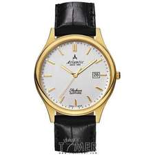 ساعت مچی عقربه ای سیاه ساعت مچی عقربه ای زنانه آتلانتیک