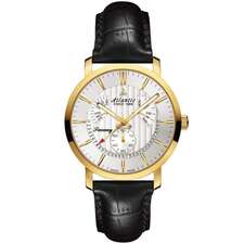 ساعت مچی عقربه ای سیاه ساعت مچی عقربه ای مردانه آتلانتیک