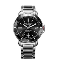 ساعت مچی عقربه ای نقره ای ساعت مچی عقربه ای مردانه  امیل شوریه