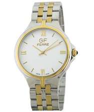 ساعت مچی آنالوگ نقره ای ساعت مچی آنالوگ مردانه جی اف فره