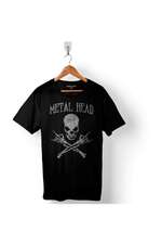 تی شرت آستین کوتاه سیاه تی شرت آستین کوتاه مردانه هد