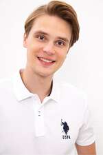 پولو شرت سفید پولو شرت مردانه یو اس پولو