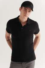 پولو شرت سیاه پولو شرت مردانه آوا