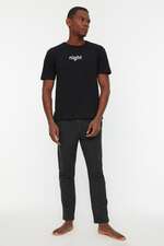 ست لباس راحتی سیاه ست لباس راحتی مردانه ترندیول مَن