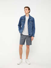 شلوارک آبی شلوارک مردانه ال سی وایکیکی