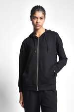 سوییشرت و هودی سیاه سوییشرت و هودی زنانه لسکون