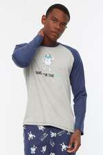 ست لباس راحتی آبی ست لباس راحتی مردانه ترندیول مَن