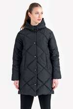 کاپشن سیاه کاپشن زنانه لسکون