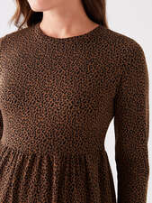 پیراهن بارداری قهوه ای پیراهن بارداری زنانه ال سی وایکیکی