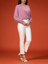 بلوز صورتی بلوز زنانه بُـرنُس