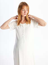 پیراهن بارداری سفید پیراهن بارداری زنانه ال سی وایکیکی