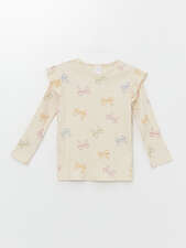 تی شرت آستین بلند بچه‌گانه ال سی وایکیکی